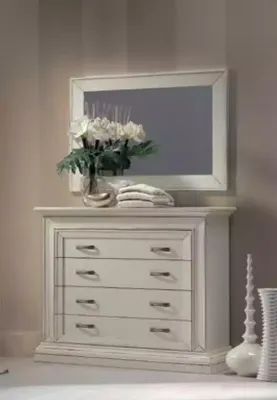 Obrázek produktu pro Ložnicový set postel 2x noční stolky komoda design ložnice 6 ks.