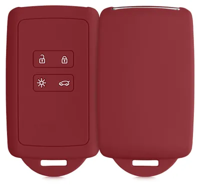 Produktbild von kwmobile Schlüsselhülle für Renault 4-Tasten Smartkey Autoschlüssel (nur Keyless Go) Hülle - Autoschlüssel Schlüssel Hülle aus Silikon -