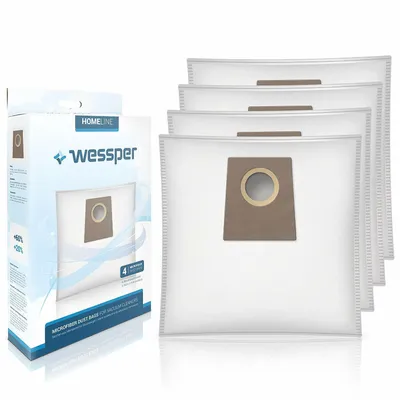 Obrázek produktu pro Wessper WES1009b, Prachový sáček, Bubnový vysavač, Bílá, Mikrovlákno, Bosch, BOSCH, SIEMENS