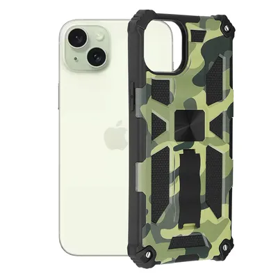Zdjęcie produktu dla Pokrowiec Techsuit Blazor Series dla iPhone 15 Plus - Camo Lime