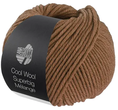 Produktbild von Lana Grossa - Cool Wool Superbig Melange 0229 nougat meliert