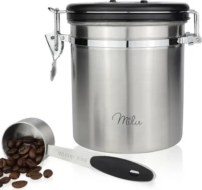 Produktbild von Famanu Kaffeebehälter - luftdicht - 500g/700g - Edelstahl