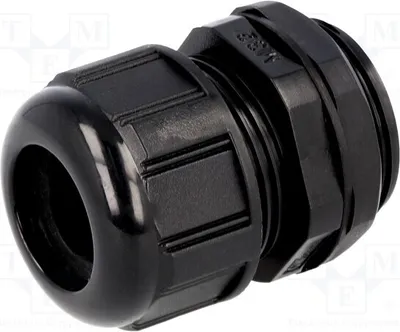 Obrázok produktu pre 1x Kabelová priechodka M32, stupeň krytia IP68, čierna, UL94V-2, kód 93600-0365, 7000.7825.6 n, priemer 1,5 mm