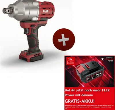 Produktbild von FLEX Akku-Schlagschrauber 18V 1680Nm IW 3/4" 18.0-EC C 492612