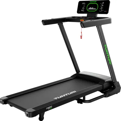 Produktbild von Tunturi Cardio Fit T50 Laufband - Walking Pad - 44 Programme - Klappbar - Kompakt - 0,8 bis 16,0 km/h - Fitnessgerät für Zuhause
