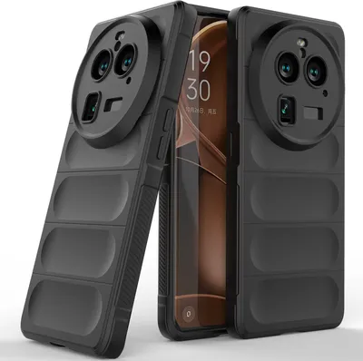Produktbild von OPPO Find X6 Pro Hülle, Weich TPU Silikon Stossfest Anti-rutsch Schutzhülle für OPPO Find X6 Pro Schwarz