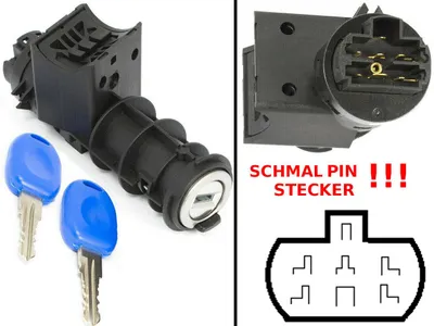 Zündschloss Schliesszylinder Schloss + 2x Schlüssel für Fiat Doblo Albea Idea – Produktansicht 2