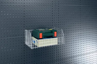 Obrázek produktu pro Drátěný koš Š473xH303xV220mm Fe galv.f.perforované desky BOTT