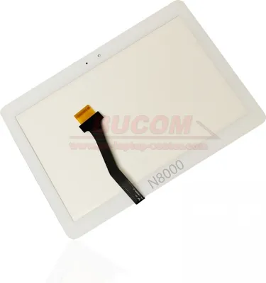 Produktbild von Display Front Glas für Samsung Galaxy Note 10.1 Zoll Touchscreen N8000 N8010 weiss Digitizer