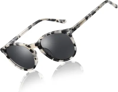 Zdjęcie produktu dla Damskie okulary przeciwsłoneczne retro z polaryzacją Ochrona UV400 Lekka acetatowa oprawka