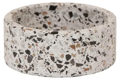 Produktbild von Kentucky Dogwear Futternapf Terrazzo Stein Hundenapf Weiß L