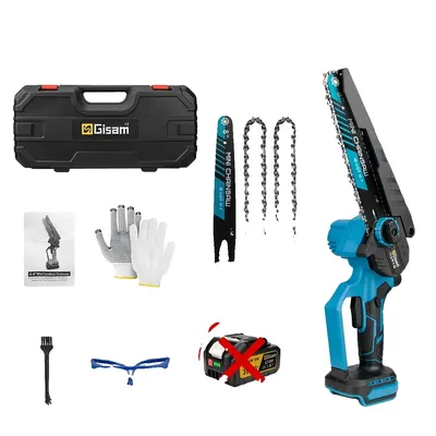 Immagine prodotto di Motosega elettrica, barra di guida da 8 pollici, motore brushless, senza batteria, senza spina