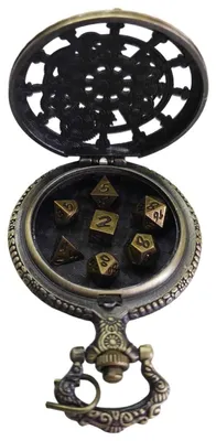 Productafbeelding van Dice4friends dobbelset: Metalen amulet – Uitrusting (7)