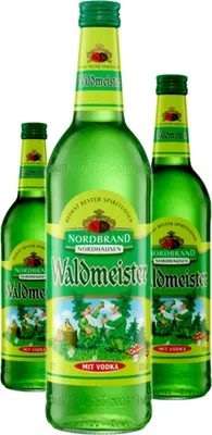 Produktbild von 3 x Nordbrand Nordhausen Waldmeister Likör