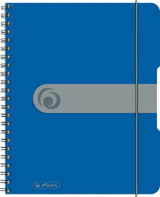 Produktbild von Herlitz Spiralblock / Collegeblock / DIN A5 / kariert / 80 Bl / Farbe: blau