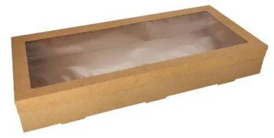 Produktbild von Transport- und Catering-Kartons, Pappe eckig 8 cm x 25,2 cm x 55,8 cm braun