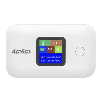Immagine prodotto di ZELURXX Mobile 4G LTE WLAN router, hotspot WiFi portatile con batteria da 3000mAh, 150Mbps, router wireless da viaggio