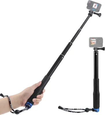 Produktbild von Teleskop-Selfiestick 94 cm, Wasserdicht, Aluminiumlegierung, für Actionkameras