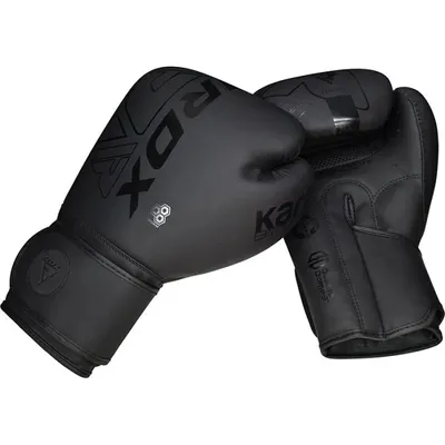 Image de RDX Sports Entraînement des gants de boxe F6 Kara - 16 onces Noir