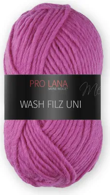 Produktbild von Pro Lana Wash Filz Uni 50g (141) pink