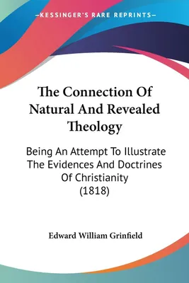 Produktbild von The Connection Of Natural And Revealed Theology