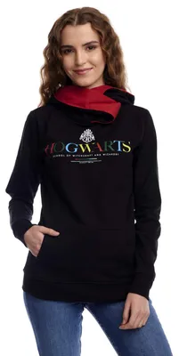 Produktbild von Harry Potter Hogwarts Damen Schalkragenpullover, Größe:XL