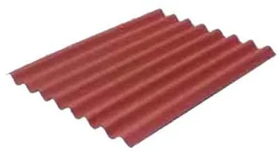 Immagine prodotto di LASTRA BITUMATA MONOSTRATO ONDULATA 'BASE' 85,5x200 cm - Colore Rosso