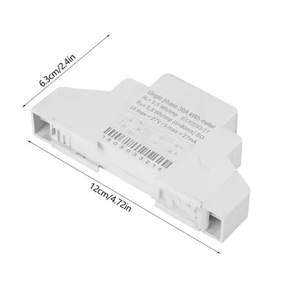 Obrázek produktu pro 5 (30) A Digitální 1 fázový 2 drátový 1P Din Rail Elektroměr Elektronický KWh Meter