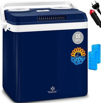 Productafbeelding van Koelbox - Mini koelkast - Dranken koelen - Koelt en verwarmt - 32 liter - Antraciet