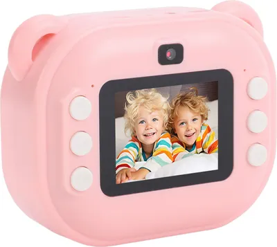 Obrázok produktu pre Fotoaparát s okamžitou tlačou, 48 MP, s papierom na tlač, 2,0-palcovým displejom, 16-násobným zoomom a termálnou tlačou pre chlapcov a dievčatá, ružový