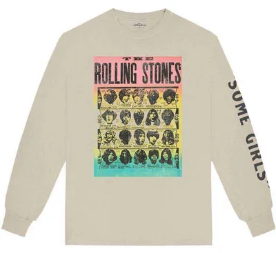 Produktbild von The Rolling Stones Some Girls (Back & Sleeve Print) Sand M T-Shirt