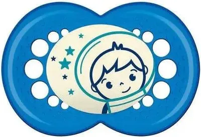 Produktbild von Mam Baby Original Nighttime Schnuller 16+ Silikon Blau