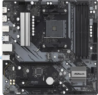 Obrázok produktu pre Asrock A520M Phantom Gaming 4, AMD, Socket AM4, AMD Ryzen™ 3, AMD Ryzen™ 5, DDR4-SDRAM, 128 GB, DIMM