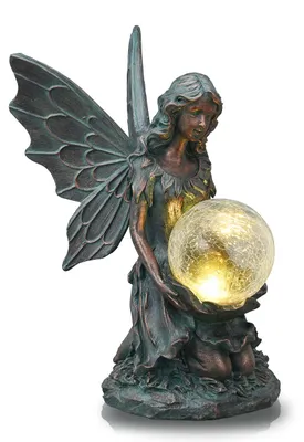 Immagine prodotto di Solidchoice - Decorazione da giardino: Elfo con luci luminose