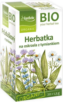 Obrázok produktu pre BRONCHOVÝ ČAJ S TYMIÁNOM(20 x 1,5 g) 30 g - APOTHEKE