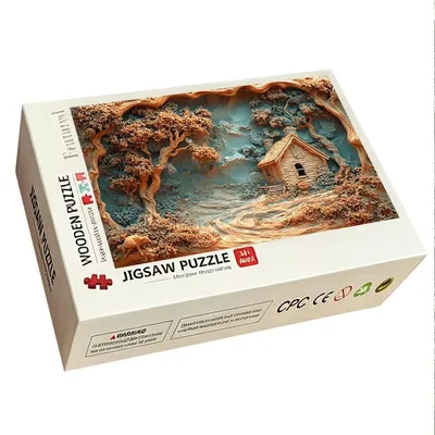 Obrázok produktu pre 4000 kusov drevenej puzzle pre dospelých