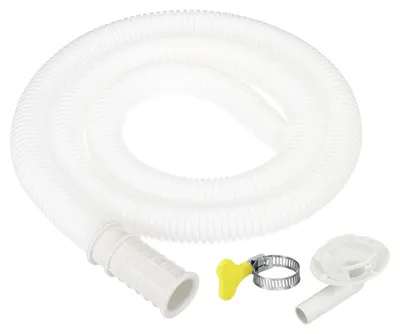 Ablaufschlauch-Set 1 m für Klimaanlage, universell, weiß