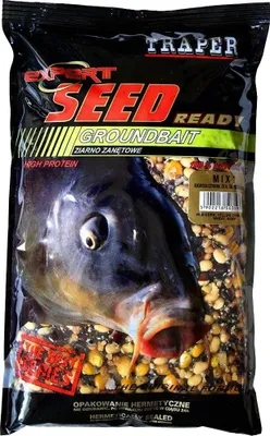 Produktbild von Traper MIX Naturkorn-Grundfutter 1kg für Karpfen, Brassen, Schleien |3001