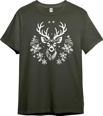 Produktbild von PAULGOS Herren T-Shirt "Weihnachtshirsch"