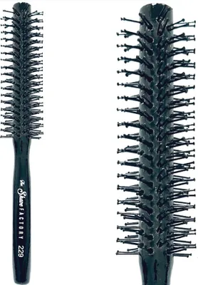Produktbild von The Shave Factory – Schwarzer Quiffroller 229 – Rollerhaar- und Bartbürste in Schwarz