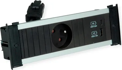Immagine prodotto di BACHMANN KAPSA S 1xUTE 1xUSB A&C 22W, 0,2m GST18 Francia