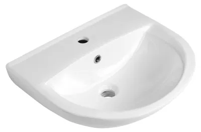 Produktbild von SPIRAL Keramik Waschbecken 50x42cm, Weiß