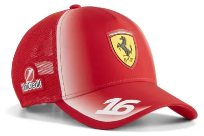Produktbild von Ferrari Trucker Cap, Team, Charles Leclerc, Puma, Rot