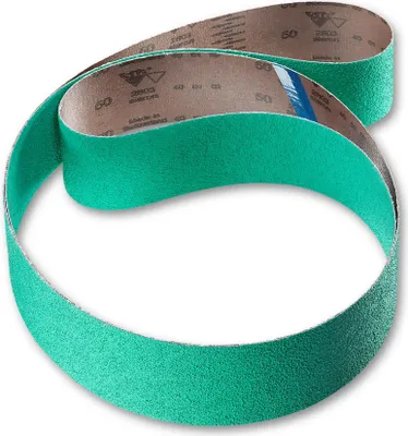 Produktbild von Sia Schleifband 150x2000mm Type 2803 - Schleifpapier für Metall Körnung 40, grün