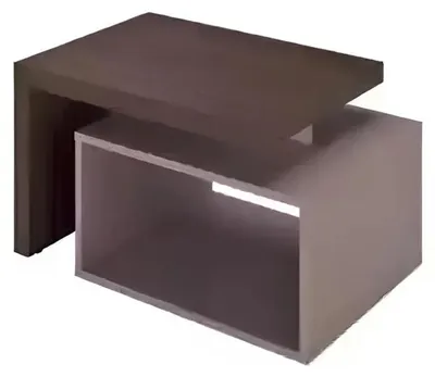 Immagine prodotto di Tavolino marrone con ripiani Mobili per ufficio Tavolini