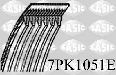 Produktbild von SASIC Keilrippenriemen 1051mm für DACIA DUSTER 7PK1051E