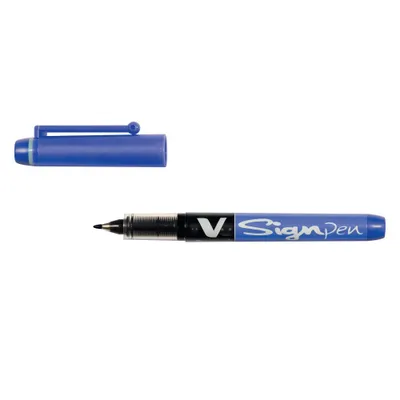Image de PILOT Stylo fibre V Sign Pen, bleu,