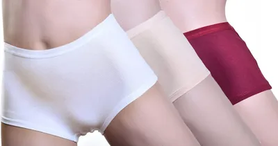 Produktbild von TOKER COLLECTION®Hüftpanty Damen Panty, Hipster mit weichem Modal 3er Pack, Farbenmix Wollweiß, Weinrot, Haut, Größe M