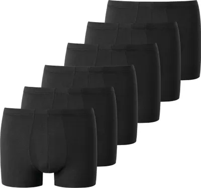 Produktbild von UNCOVER by SCHIESSER Herren Boxershorts, 6er Pack - UNCOVER Baumwolle, Shorts, Single Jersey Schwarz L
