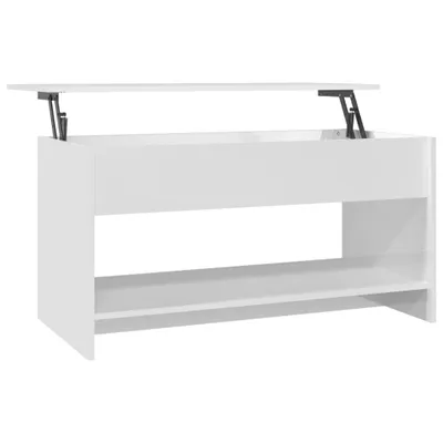 Produktbild von vidaXL Couchtisch Hochglanz-Weiß 102x50x52,5 cm Holzwerkstoff